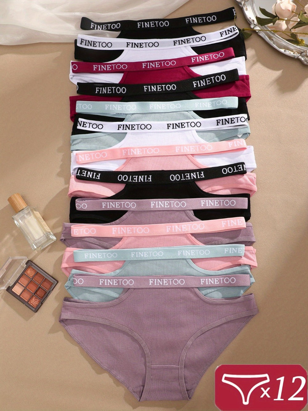 Women's 12-Pack Low-Rise Briefs - Soft Everyday Comfort