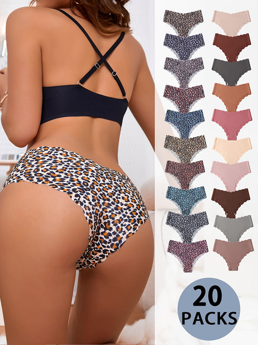 20-Pack Women's Bikini Briefs - Soft Seamless Everyday Comfort – Sizes S–XL – main product image