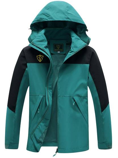 Women's Outdoor Sports Windbreaker, Rain Coat Women, High Quality Jacket Women, Rain Jacket Women, Impermeables Para La Lluvia De Mujer, Lightweight Hooded Mountaineering Suit with Pockets and Detachable Hat.