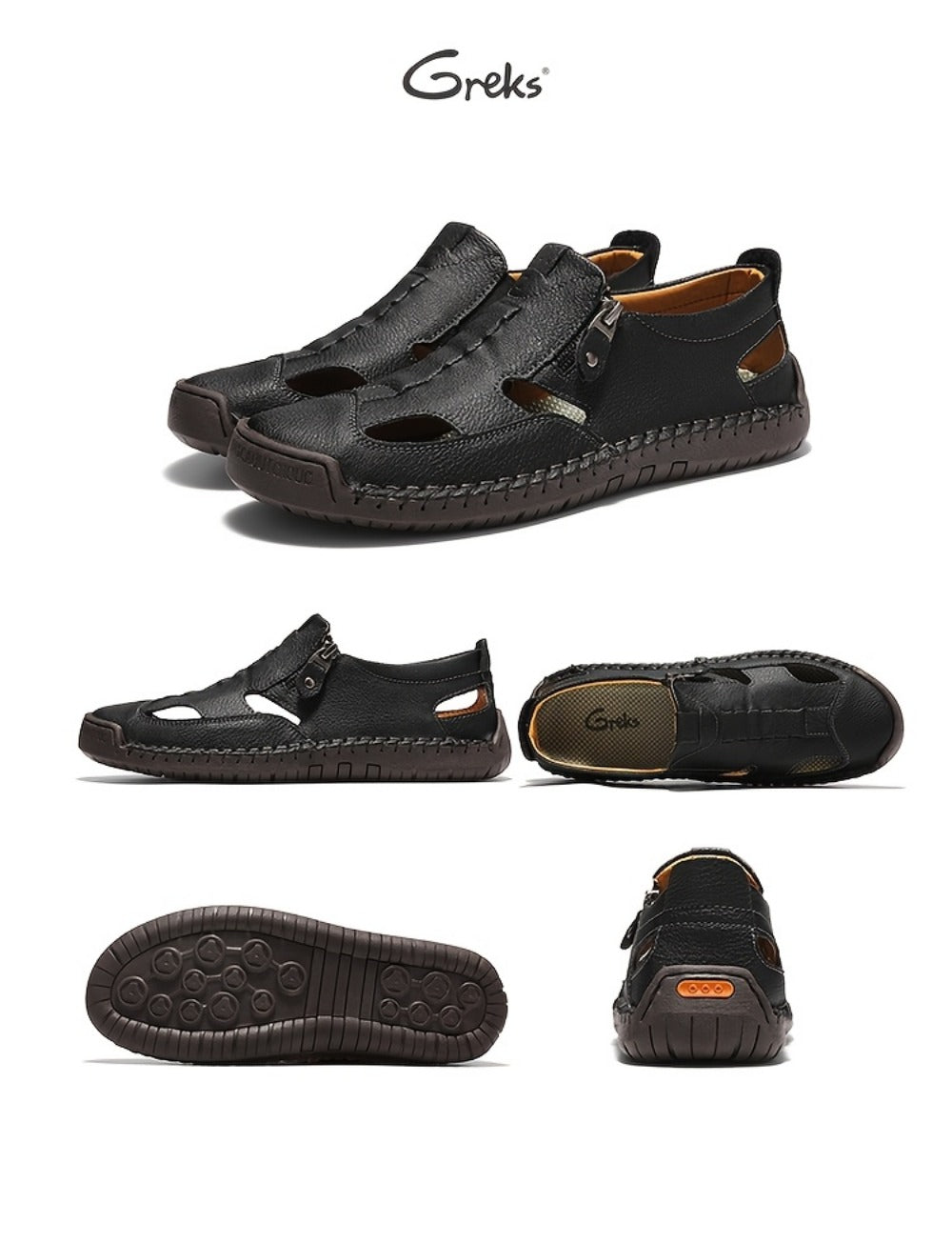 Men's Sport Sandals - Breathable Comfort & Slip-On Ease