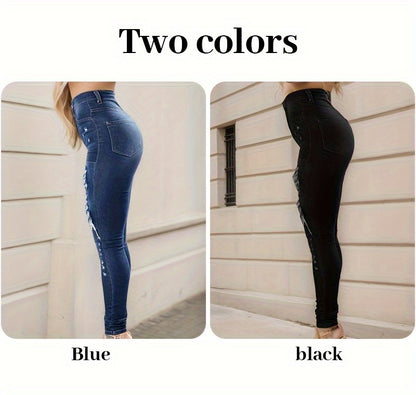 Tight Jeans with a High Waist And High Stretch, Perfect for Casual Wear And Daily Use, Designed for Women