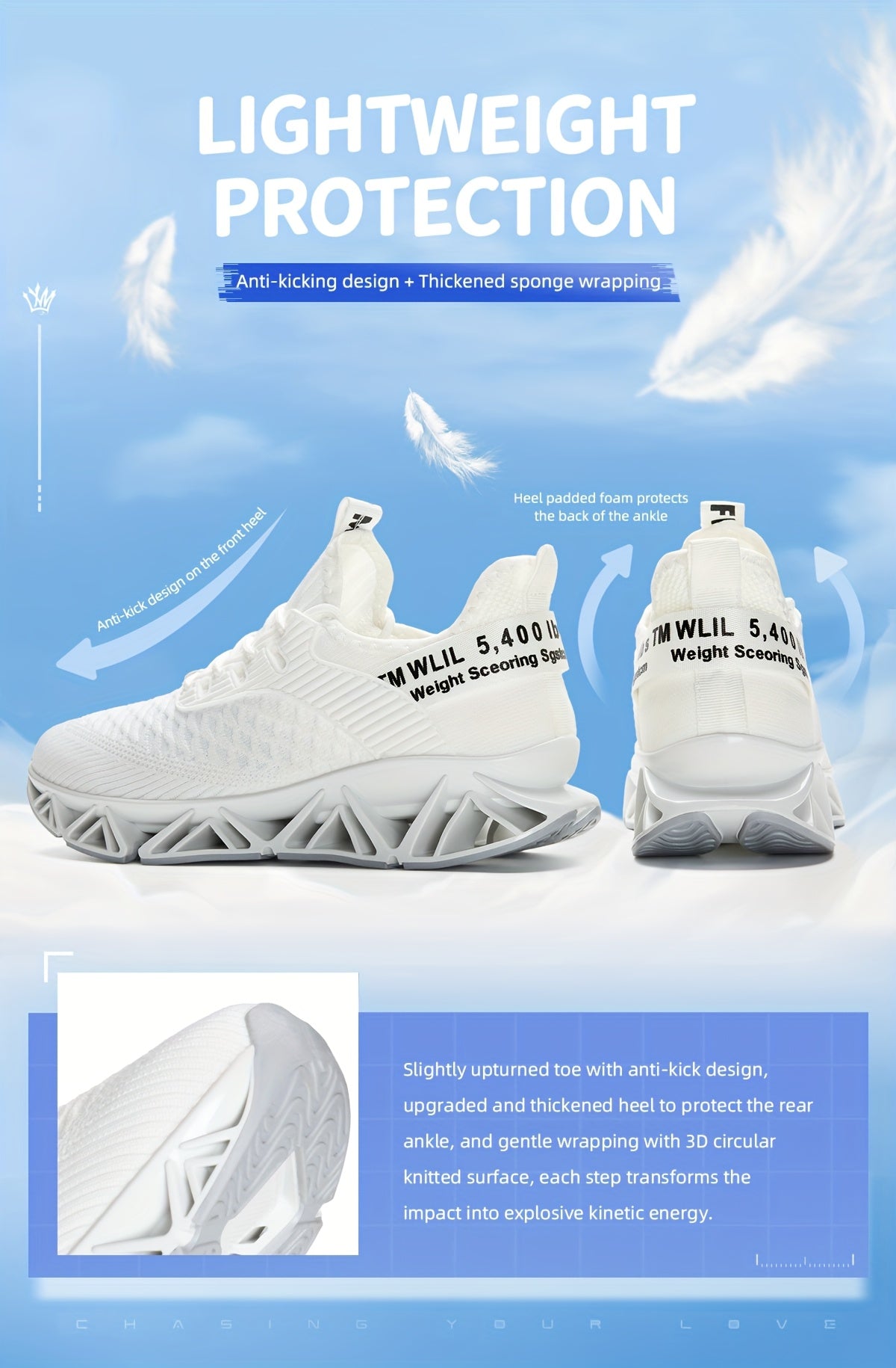 [Lightweight Running Shoes] Men Lightweight Breathable Running Shoes - Non-Slip All-Season Fitness Sneakers, Lace-Up Design Black - Wear-Resistant And Durable Training Shoes, Comfortable Casual Shoes, A Must-Have For Fitness Enthusiasts