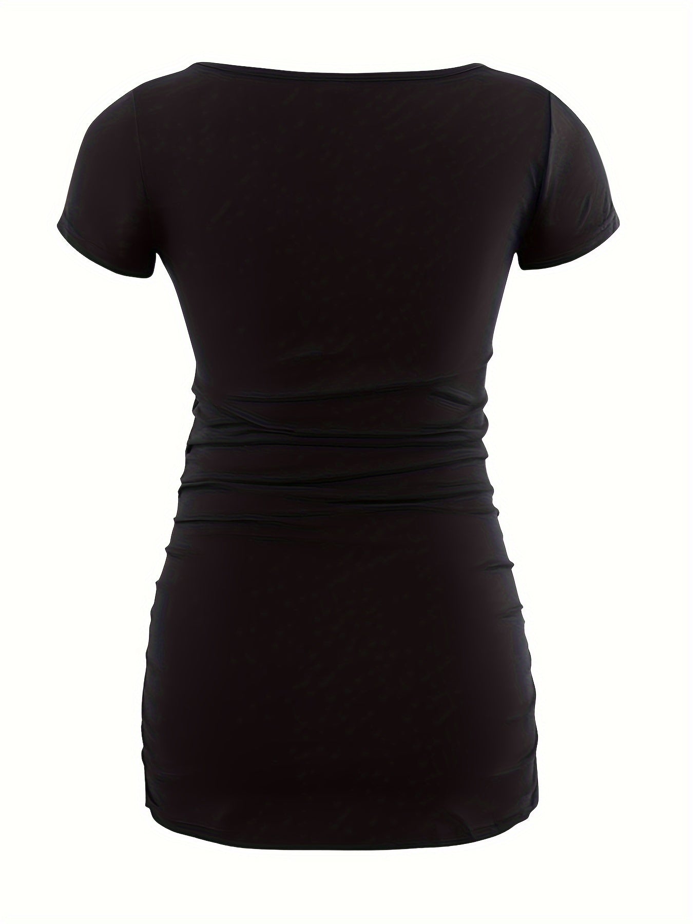 Women's Maternity Classic Side Ruched T-Shirt Tops Mama Pregnancy Clothes
