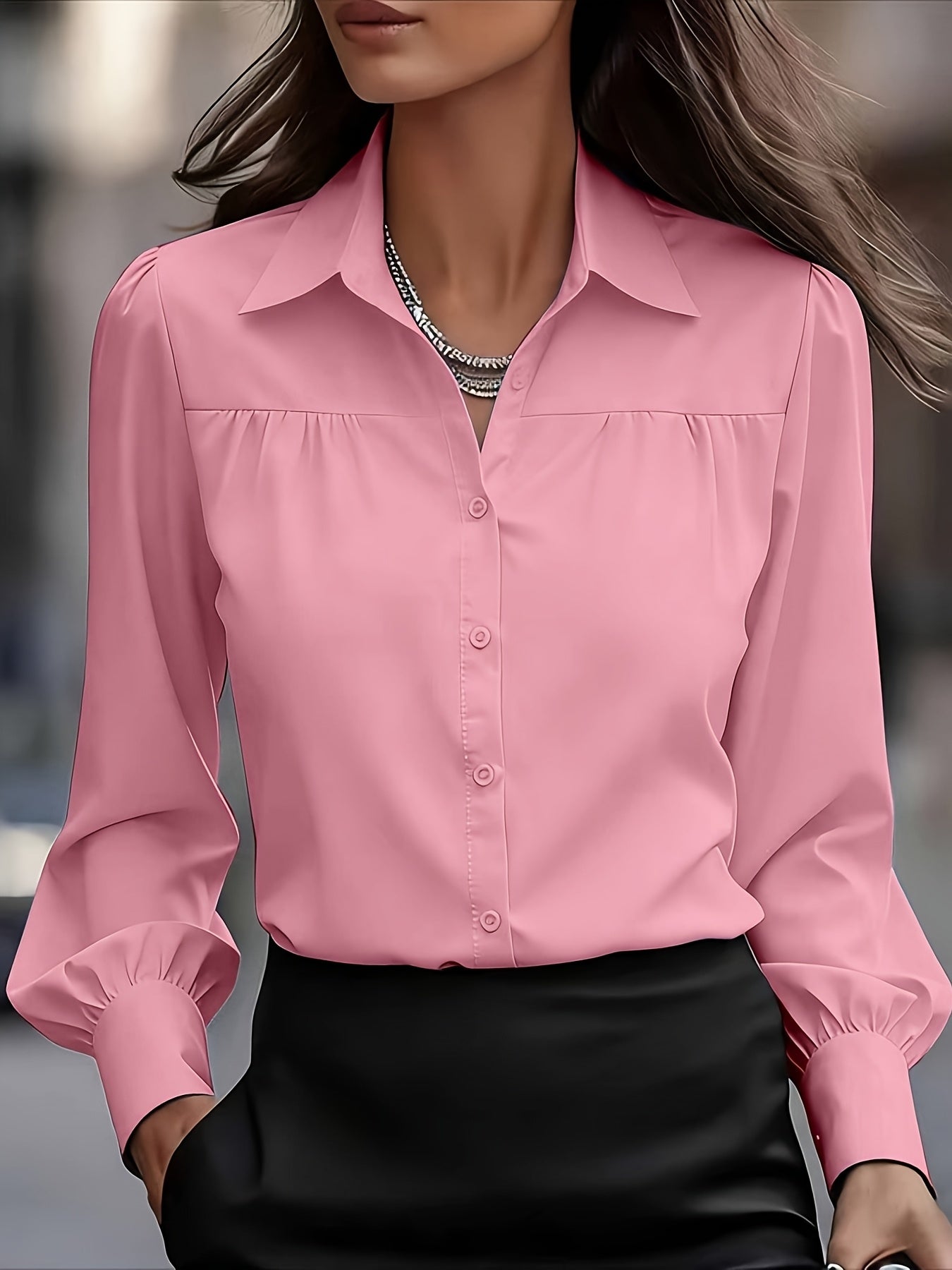 New Spring • Women's Casual Fashion • Long-sleeve Loose Blouse