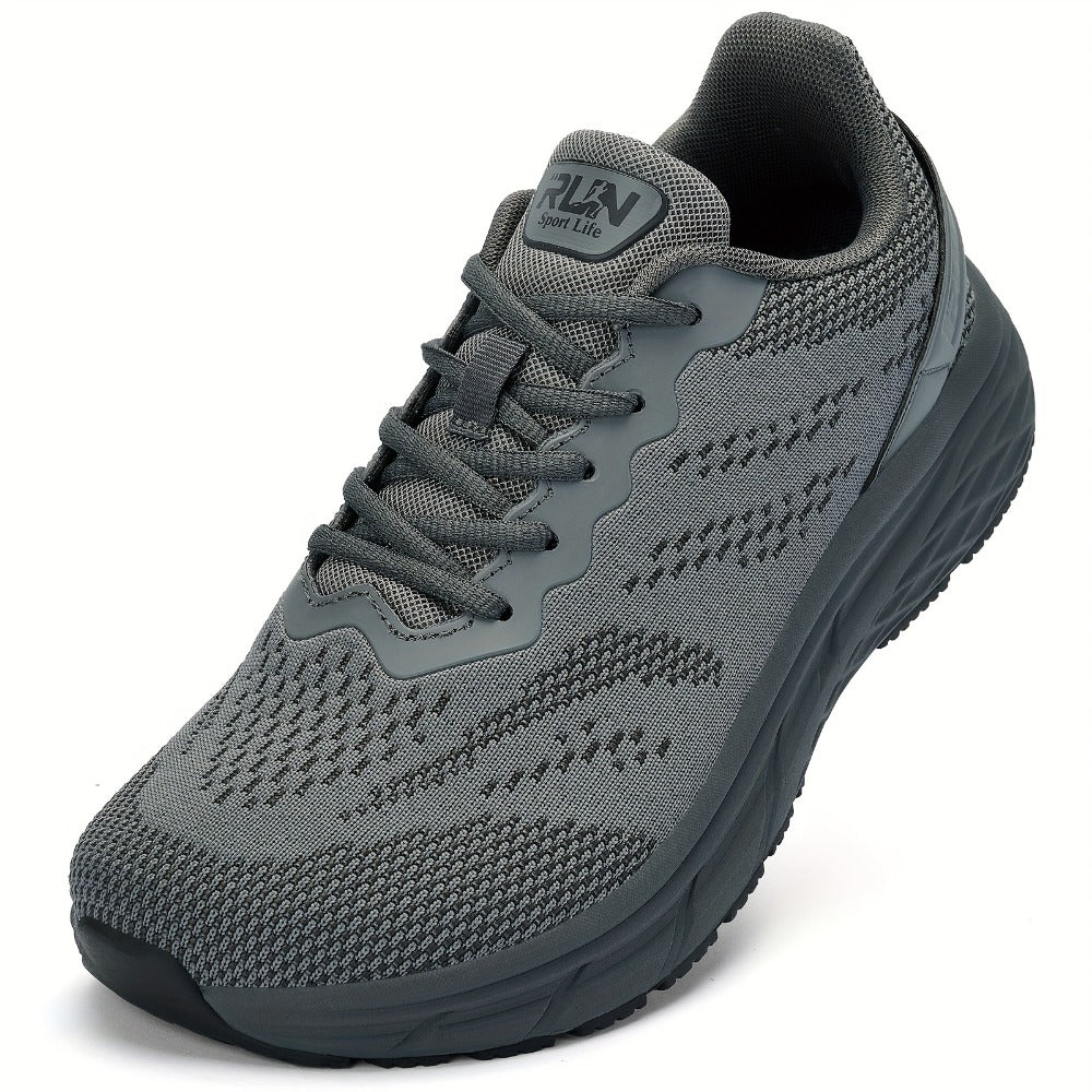 Men's Wide-Width Mesh Sneakers - Memory Foam Cushioned Insole