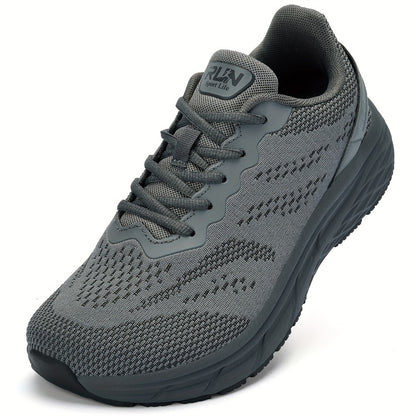 Men's Wide-Width Mesh Sneakers - Memory Foam Cushioned Insole