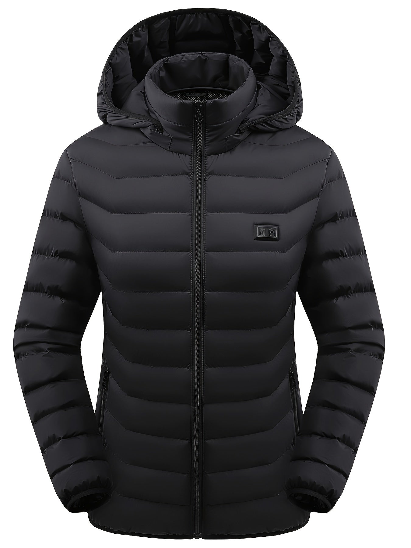 Women's Winter Heated Jacket with Power Supply, New Autumn/Winter Outdoor Casual and Sports Fashion Heated Coat Jacket, New Fashion Heated Jacket for Outdoor Sports and Skiing, Suitable as a Gift for Christmas, Thanksgiving, and Spring Festival