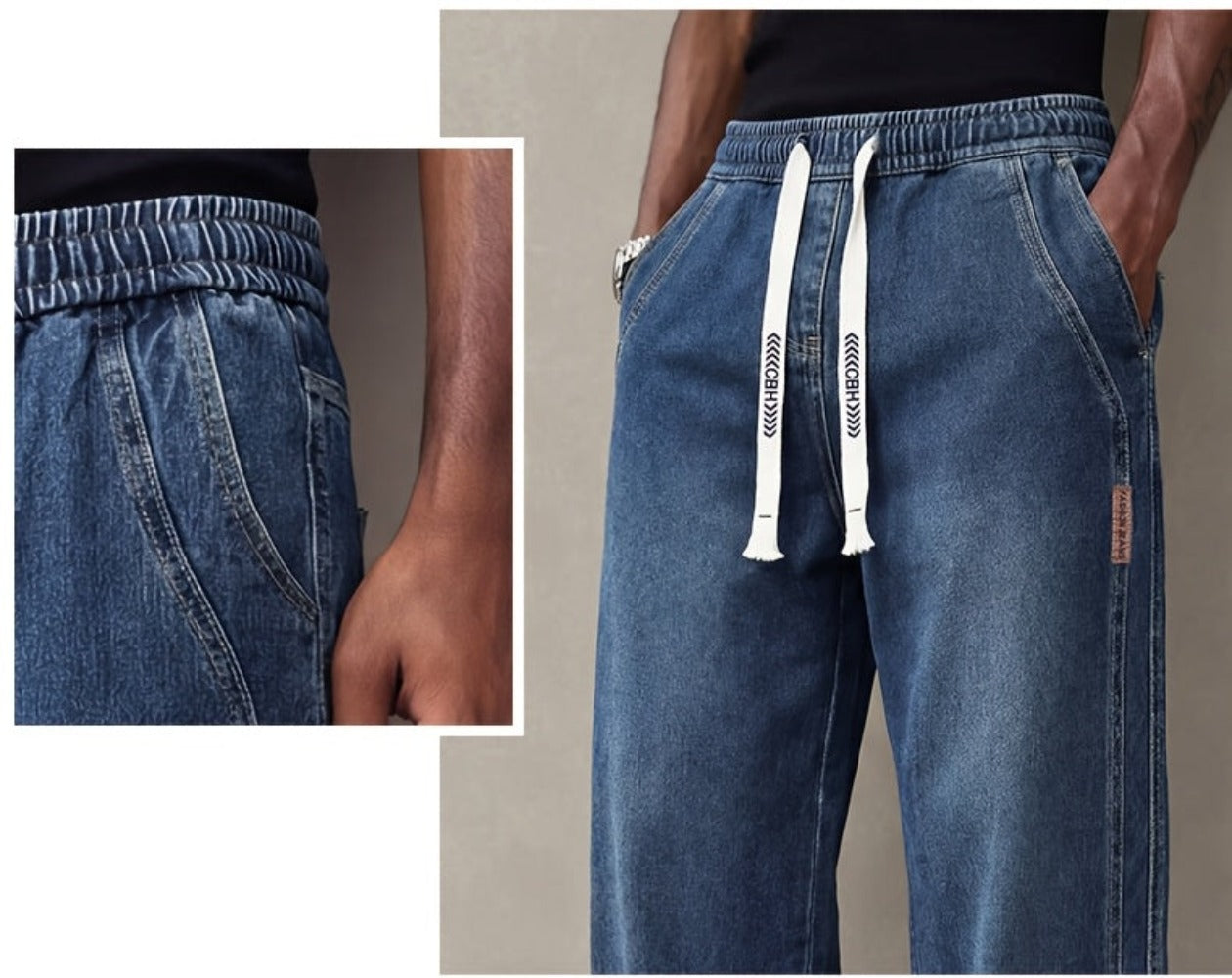 Men's Relaxed Fit Jeans - Classic Wash Clean Finish Everyday