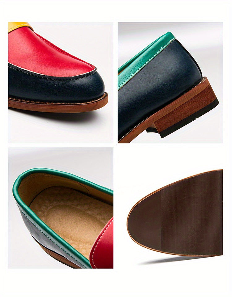 Men's Dress Penny Loafers Comfort Business Casual Slip-on Loafer Shoe Multicolor for Office Daily Walking Driving Shoes