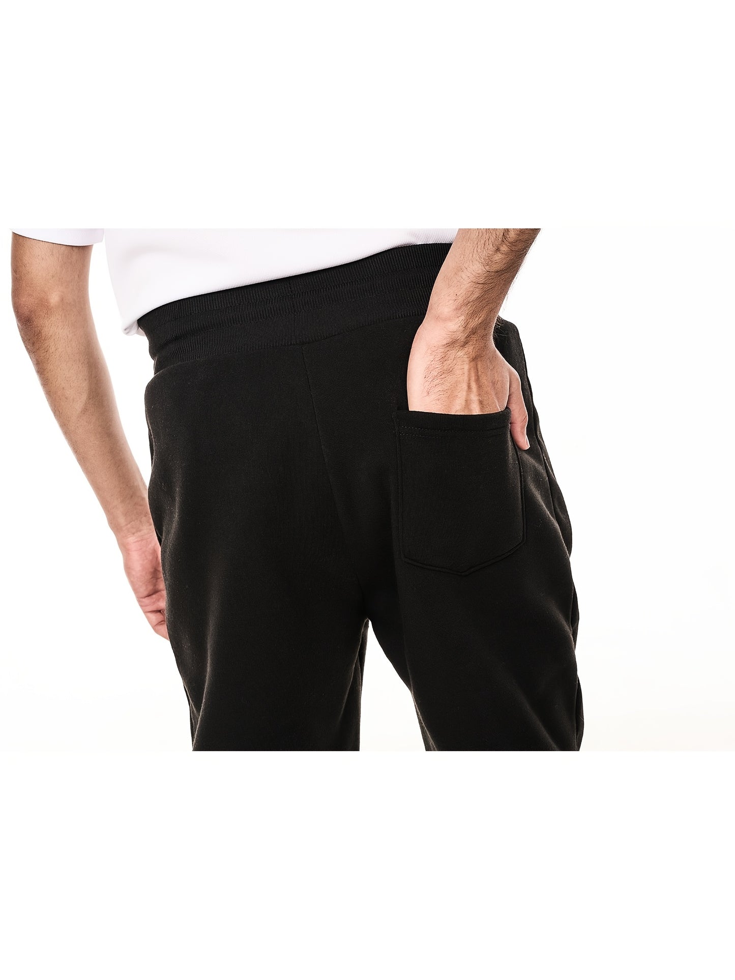3pcs Men'S Sweatpants Fleece Casual Sport Joggers for Men Athletic Pants with Zipper Pocket S-3XL