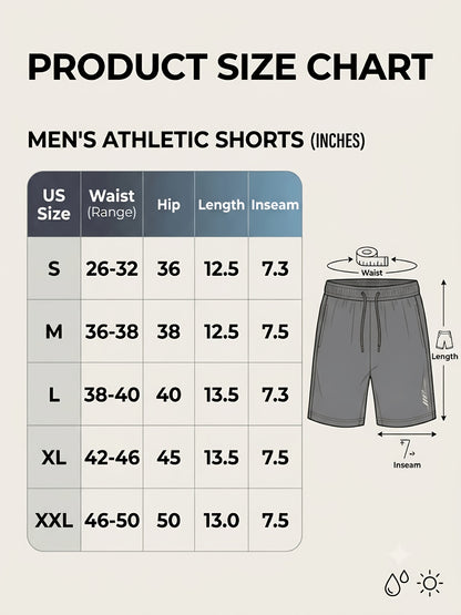 Men's 6pc Mixed Color Polyester Shorts - product view 6