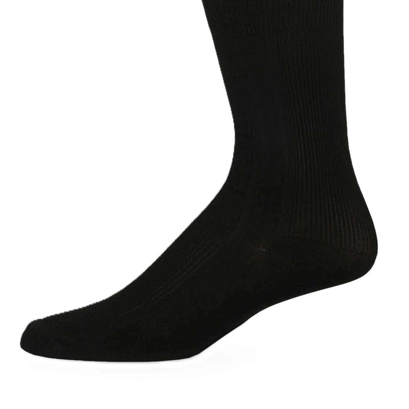 6 PAIRS MEN'S DRESS SOCKS IN BLACK