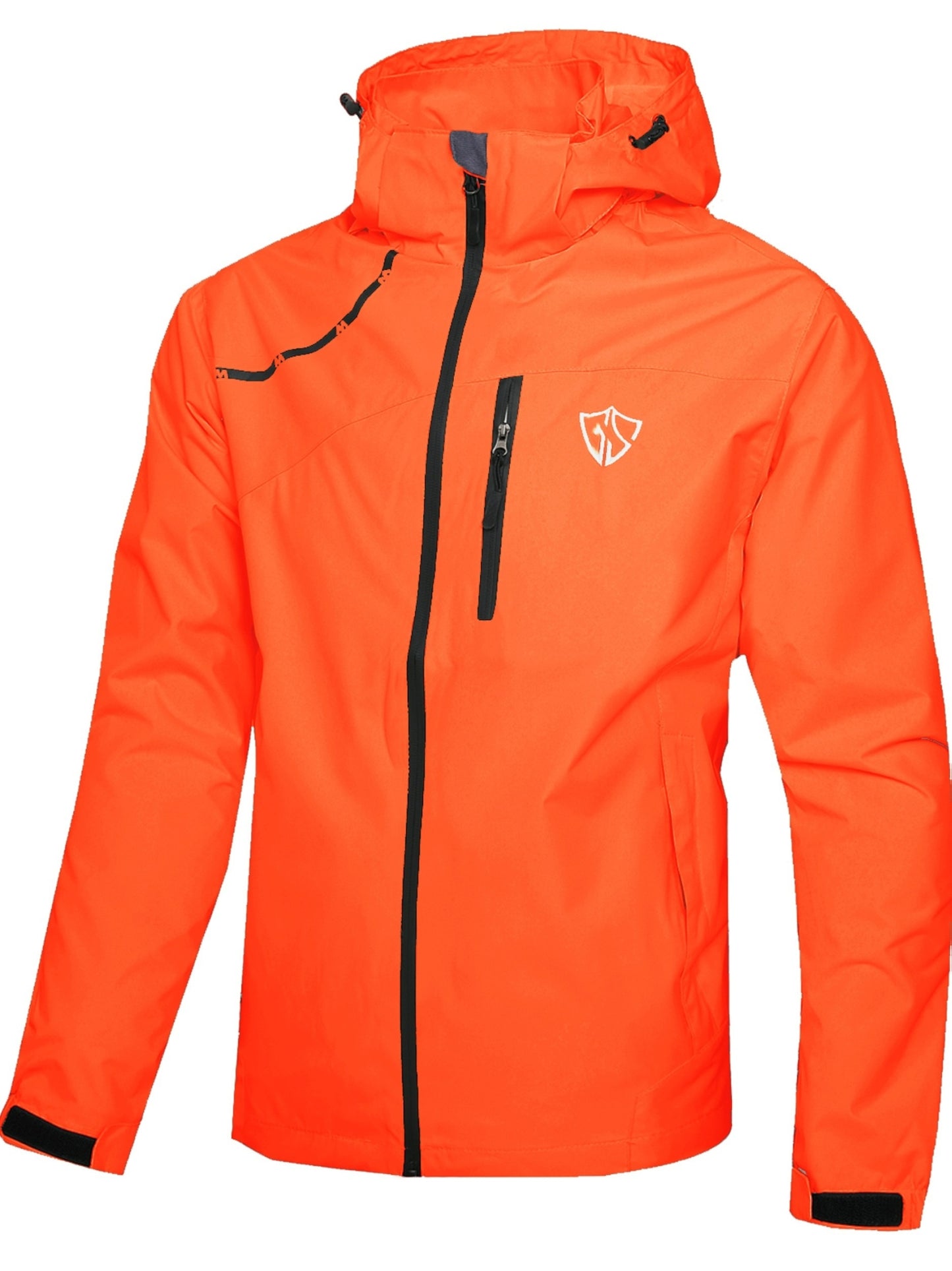 Men'S Rain Jacket Waterproof Lightweight Packable Raincoat Pullover Windbreaker with Hood for Hiking Running