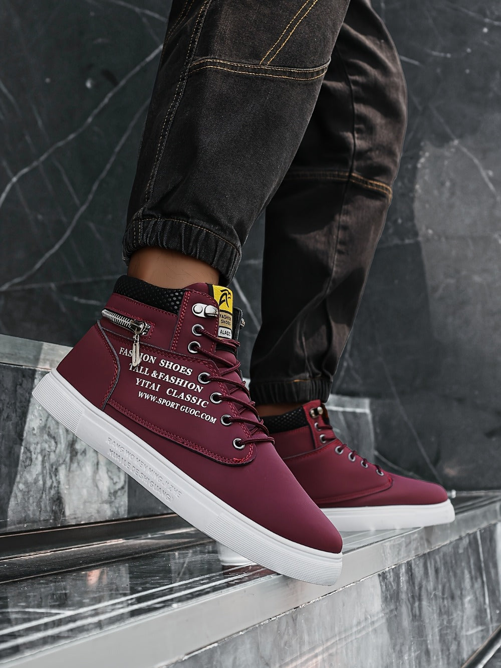 Men's Boots - Lace-Up for Everyday Wear 675685