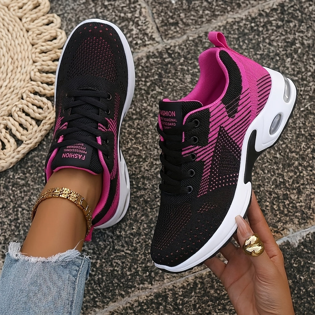 Women's Orthopedic Sports Shoes, Fashionable Walking Shoes, Lightweight Casual Shoes, Road Running Shoes, Non-slip And Breathable Tennis Shoes, Mesh Air-cushioned Sports Shoes, with Foot Support, Suitable for Running, Fitness, Office, And Casual