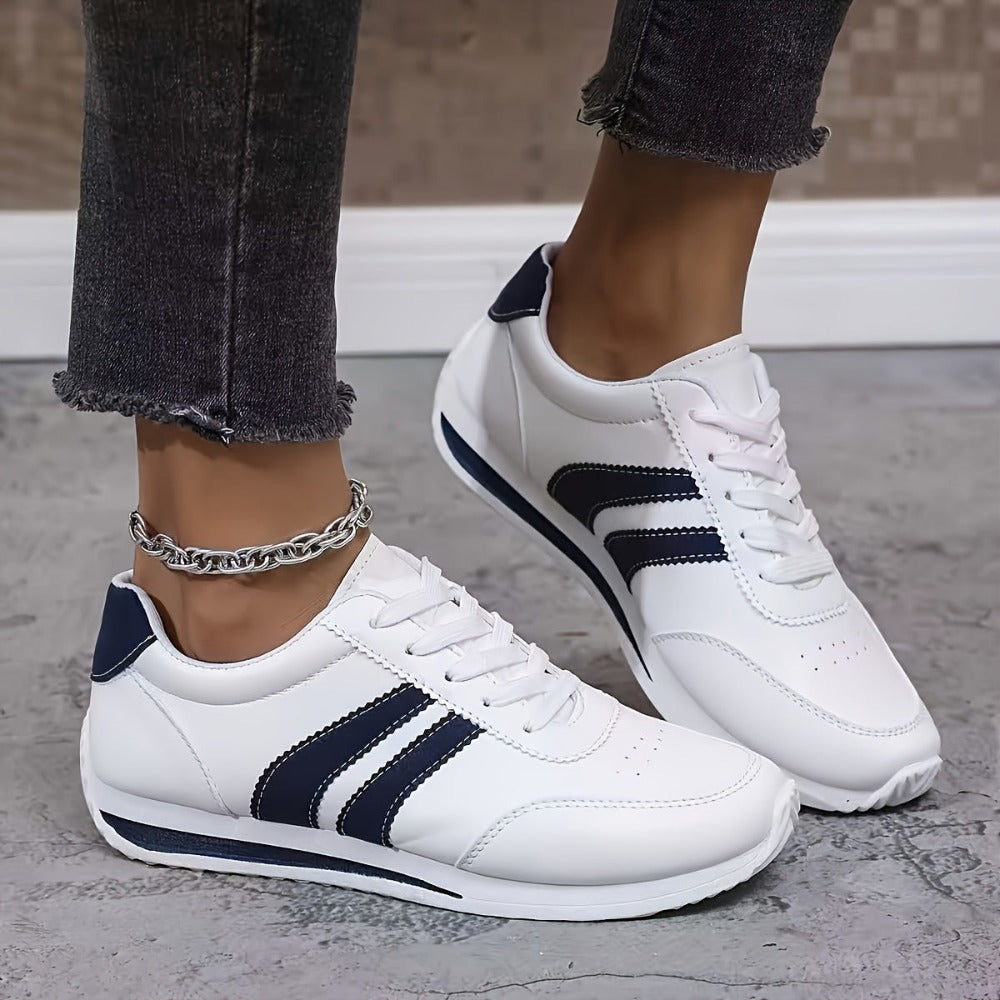 Women's Athletic Shoes – Cushioned Lace-Up for Active Days