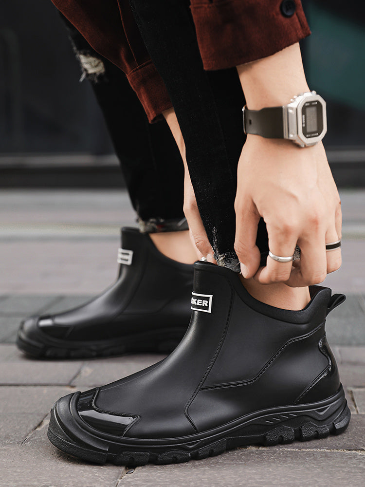 Women's Deck Boots High Quality Fishing Rain Boots, Non Slip Neoprene Boots High Traction Salt Water Ankle Boots for Outdoor Fishing, Boating, Sailing