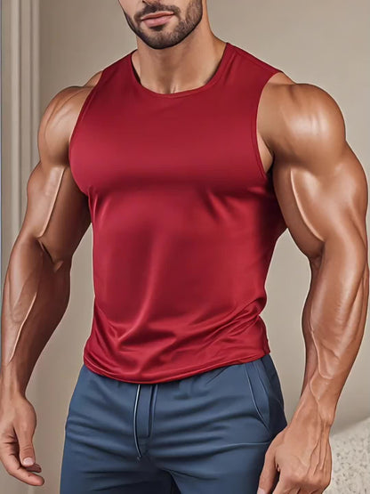 6pcs Quick-dry Cool Mens Tank Top, Lightweight Breathable Quick-dry Comfortable, Suitable for Daily Wear, Leisure, Home Wear, Moisture-wicking Breathable Fabric