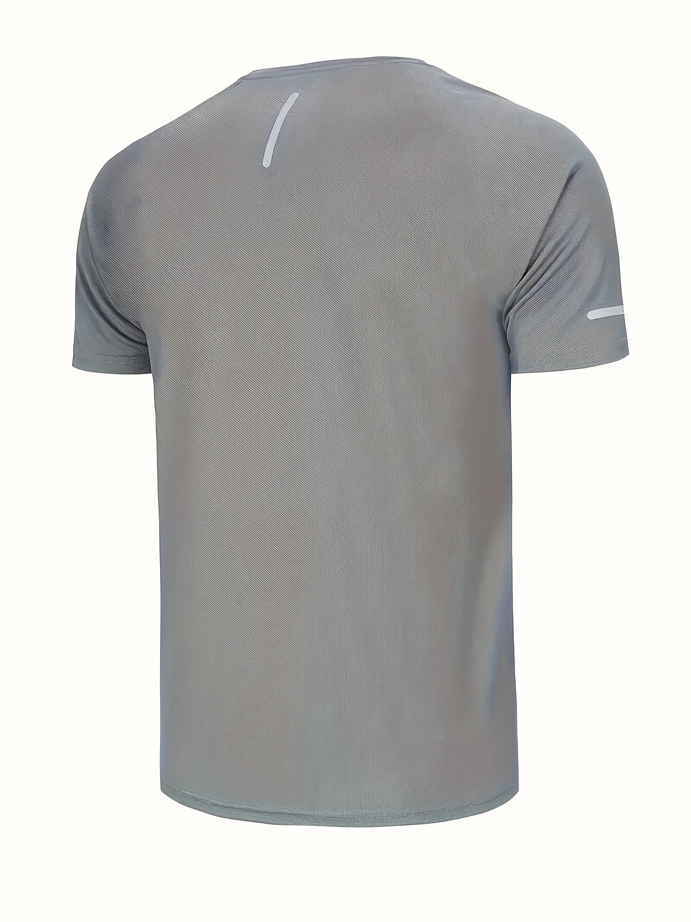 Set of 4 Men'S Summer Stylish Breathable Quick-Dry T-Shirts - Moisture-Wicking Crew Neck Tops with Improved Visibility - Available in Solid Colors, Moisture-Wicking Material, Suitable for Various Occasions Novelty Pajamas Loungewear