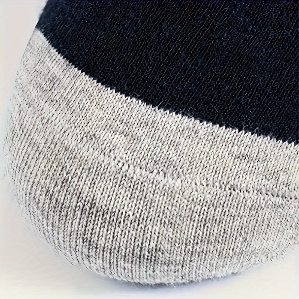Men's Colorblock Ankle Socks - 100-Pair Pack