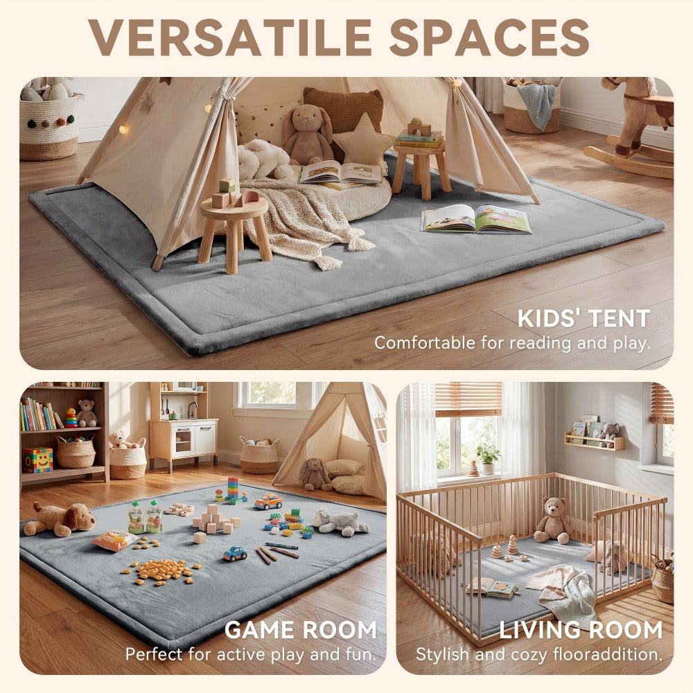 Baby Play Mat - Non-Slip Soft Extra Large