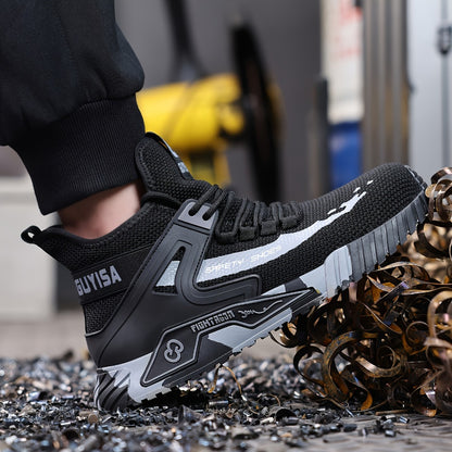 Men's Work & Safety Boots - Steel Toe Protection & Non-Slip Sole