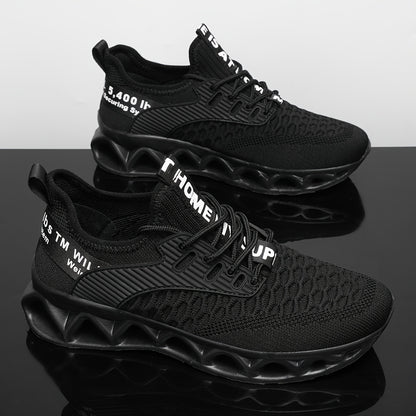 Black Sneakers for Men And Women Summer Mesh Breathable Running Shoes Comfortable Soft Sole Hollow Mesh Shoes Light Trendy All-In-One Walking Women'S Casual Shoes Large Size Couple Shoes Fitness Jump Rope Playing Women'S Shoes
