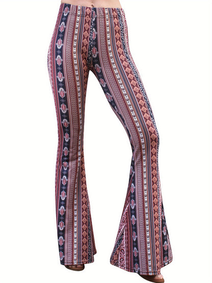 ZAFUL Women'S High-Waisted Cut-Out Trousers Ladder Bootcut Textured Flare Trousers Wide-Leg Evening Pants