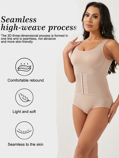 Bodysuit for Women with Firm Tummy Control - Features Include Seamless Butt Lifting, Snap Crotch, Body, And Postpartum Shapewear