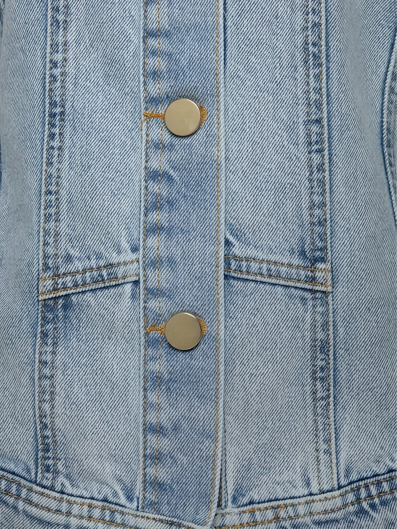 Women's Elegant French Romantic Denim Jacket with Puff Sleeves - Light Blue Button-Front Coat, Regular Fit Long Sleeve for Autumn/Winter, Valentine's Day & Special Occasions, Denim Jacket Women, Denim Jacket for Women, Stylish Denim Jacket Women