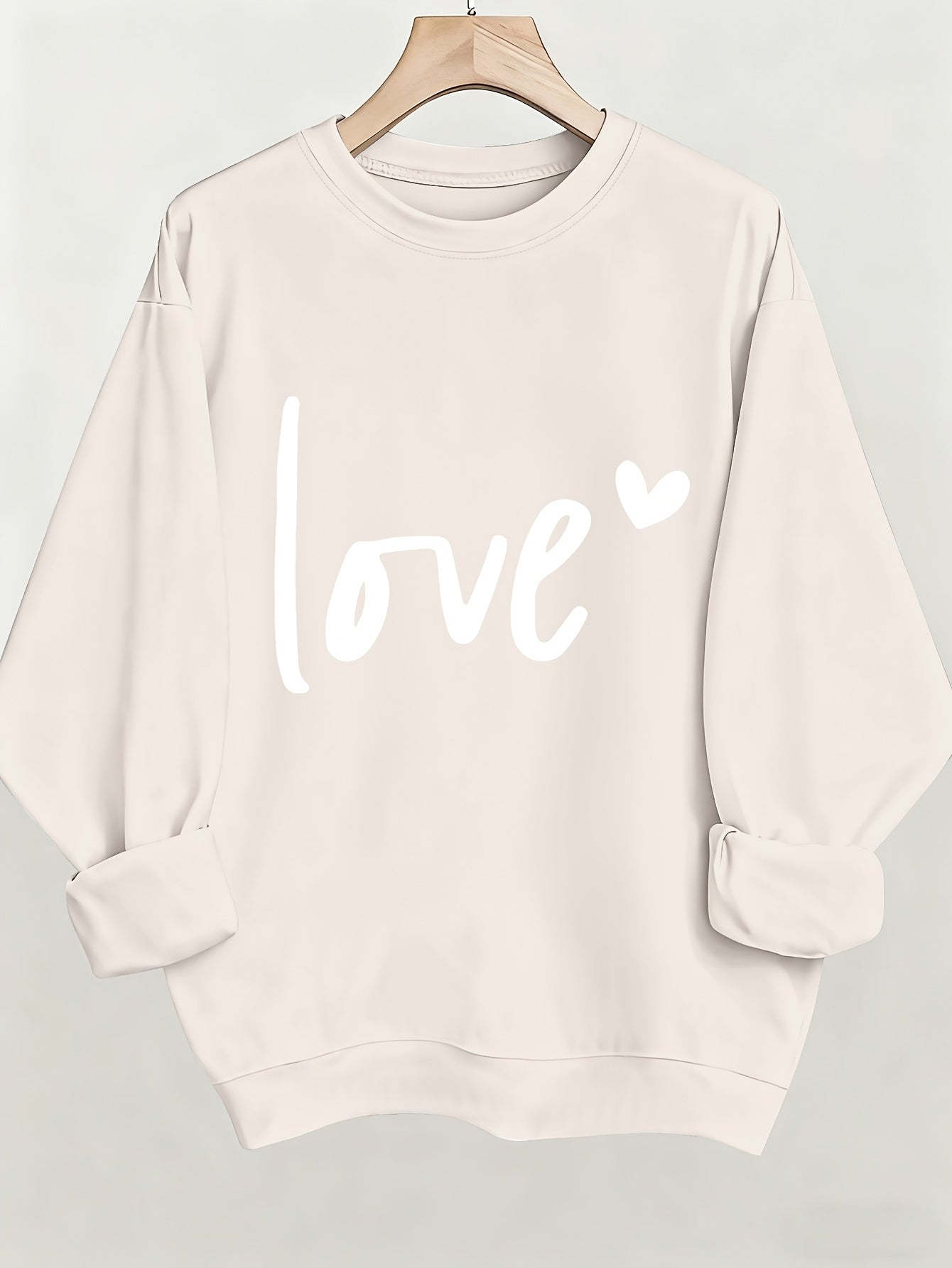 Valentine'S Day Printed Sweatshirt, Women'S Clothing