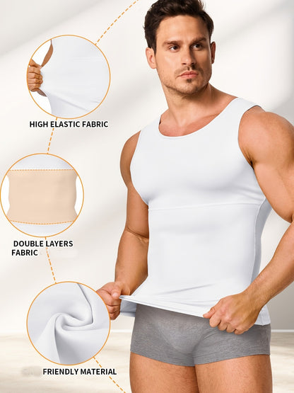 Men's Solid Color Tank Top - Sleeveless 855333