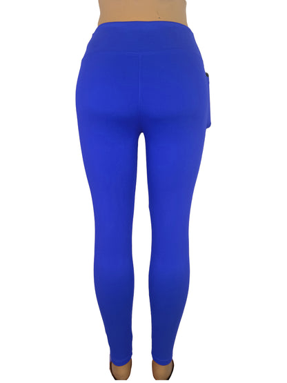 POCKETS Women's Leggings/High Waist Soft Stretch Skinny Solid Color & Printed & Tye Die Leggings for Women, Supper Soft Women's Clothing,,