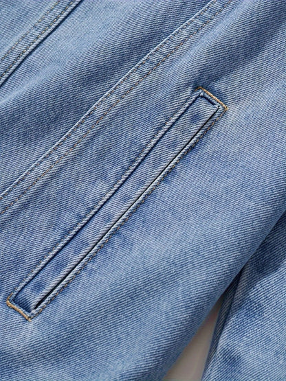Men's Versatile Denim Pullover Coat Everyday 037