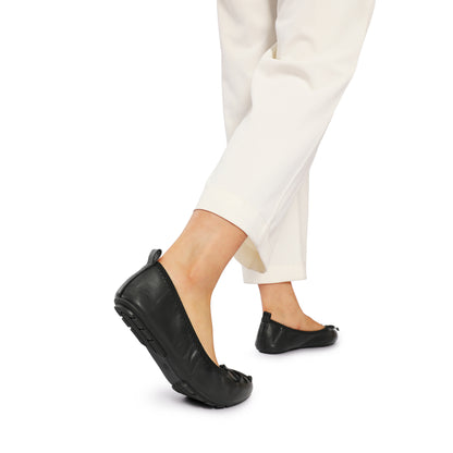 Women's Flats, Bowknot Ballet Flats For Women, Foldable Round Toe Soft Comfort Light Weight Slip-On Dress Shoes Gift For Mom Women