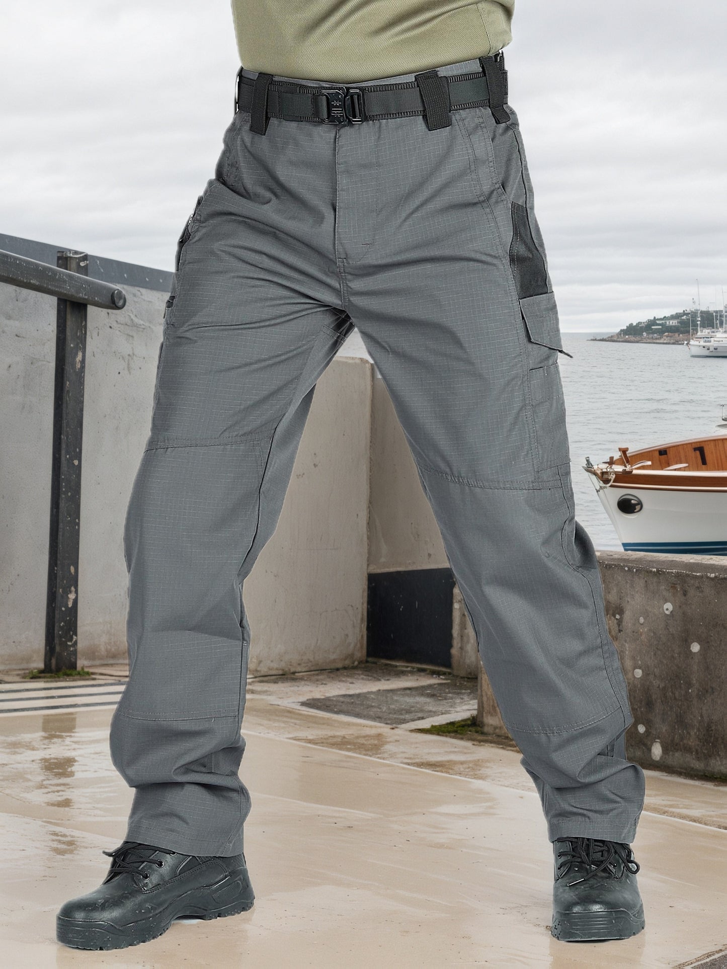 2Pack Men'S Utility Cargo Pants, Lightweight Tactical Workwear, Stretch Ripstop