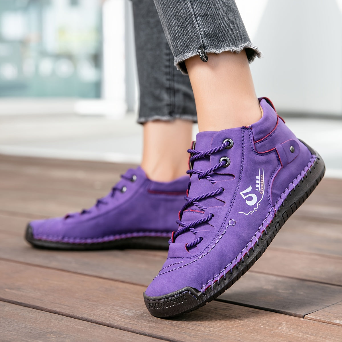 [Western Stylish Boots] Women's Mid-Century Vintage Ankle Boots, Western Style Stylish Lace-Up Boots, Outdoor Casual Women's Shoes, Women Shoes