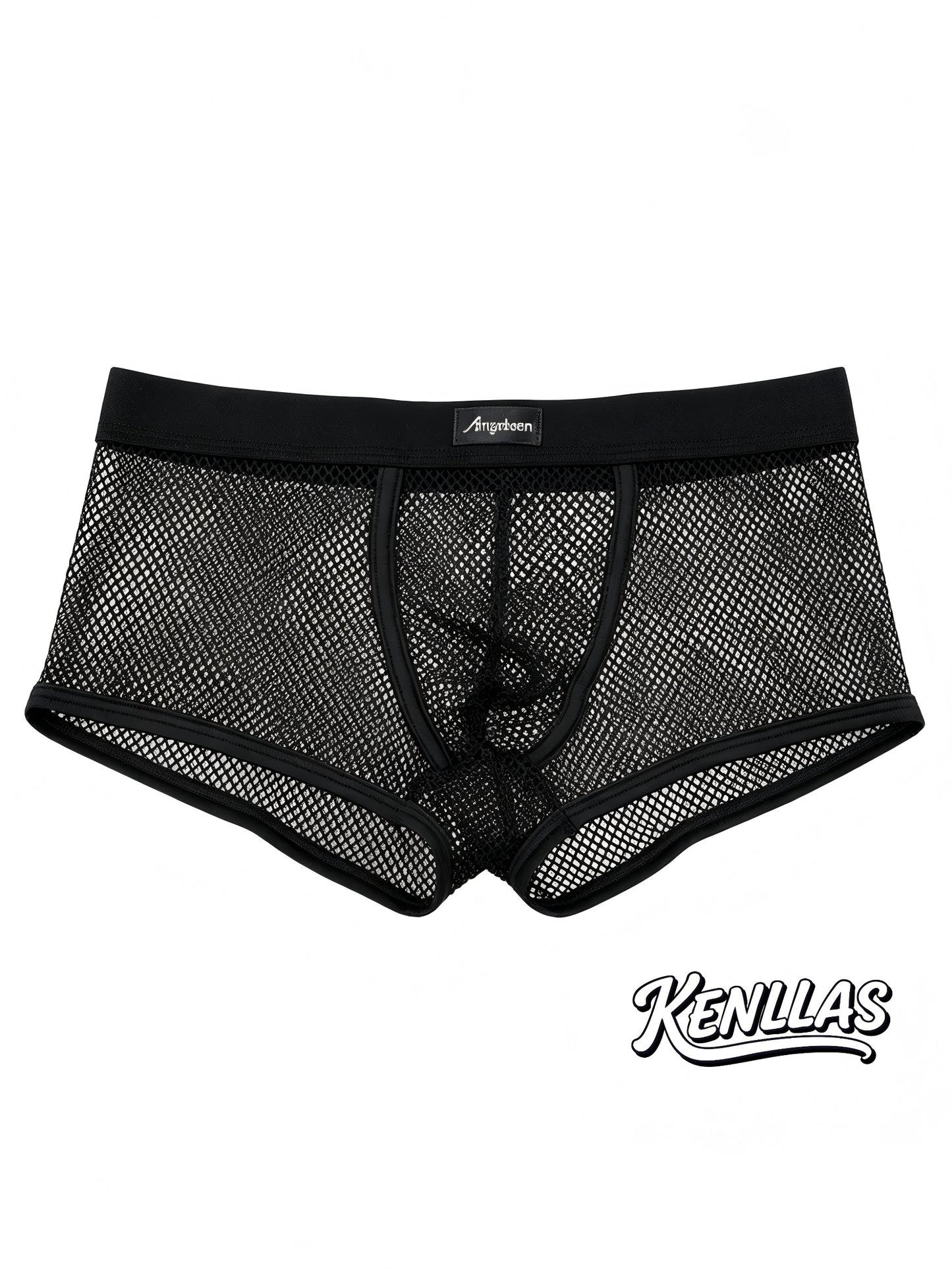 3pcs Men's Mesh Boxer Shorts with Inner Pouch Lightweight Casual Party & Beach Shorts, Breathable Activewear underwear boxer shorts