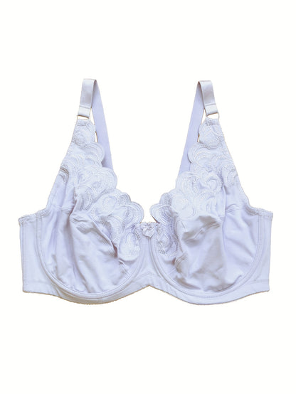 Plus Size Bra Unlined Minimizer Women Underwear Underwire Sexy Big Size 36-46C-F