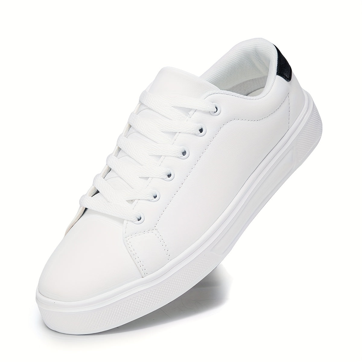 [Sneakers] Men'S Shoes 2025 Spring New White Shoes Breathable Sports Leisure Trendy Casual Shoes Hot Style