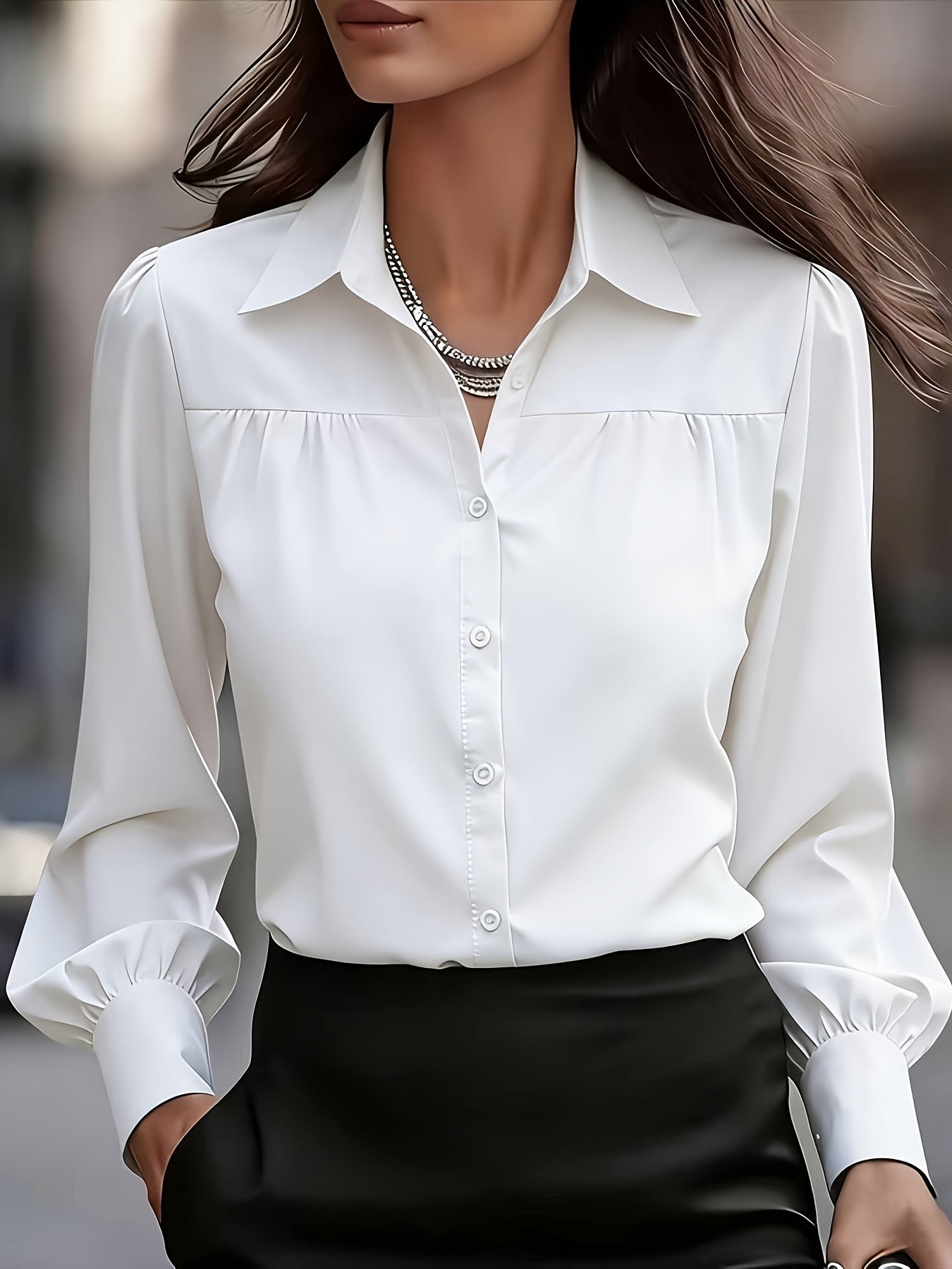 New Spring • Women's Casual Fashion • Long-sleeve Loose Blouse