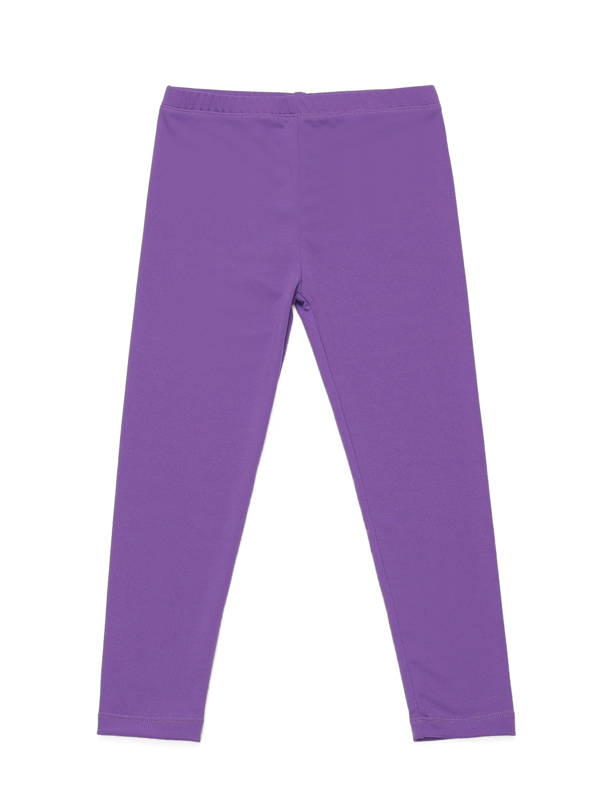 Girls' Black + Big Red + Deep Purple + Dark Green + Navy Blue + Light Pink + Deep Pink + Light Violet + Light Celadon + Yellow Leggings - product view 7
