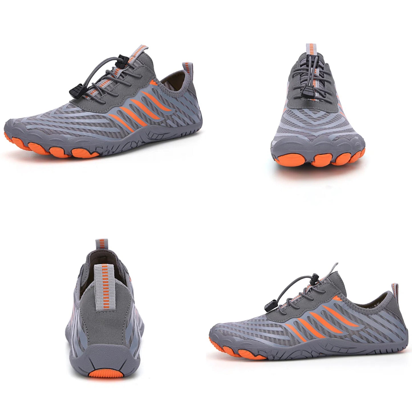 Grounded Footwear for Women Barefoot Shoes, Hike Barefoot Shoes Womens Footwear, 2025 New Comfortable Non-Slip Barefoot Vitality Shoes, Men'S Women'S Water Shoes Wide Toe Box