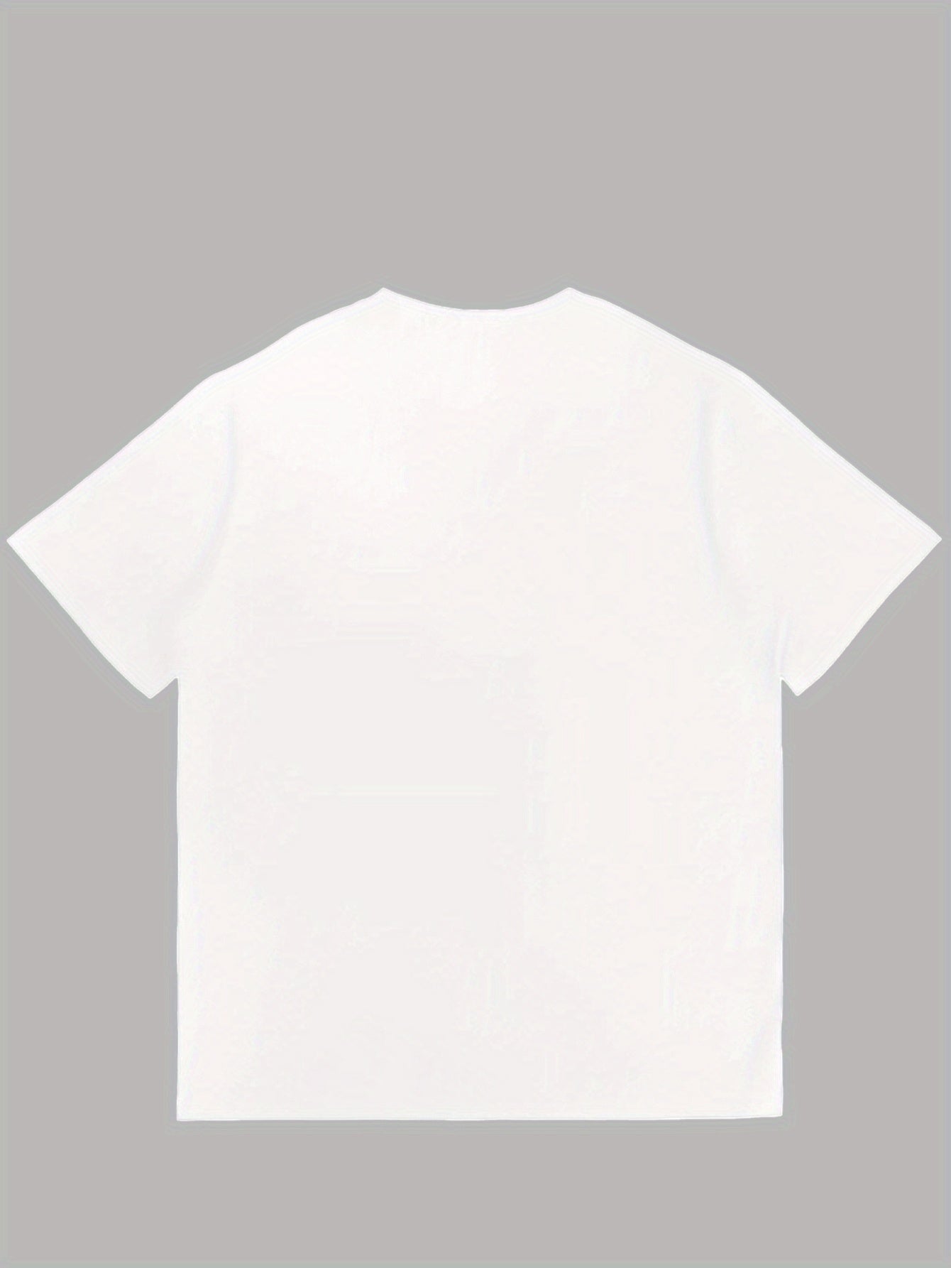 Men's BLESSED 3D Printed T-Shirt- Bold Geometric Letters, Breathable Comfortable Fit, Machine Washable Casual Short Sleeve Top, Casual Wear, Modern Casual Clothing, Plus Size