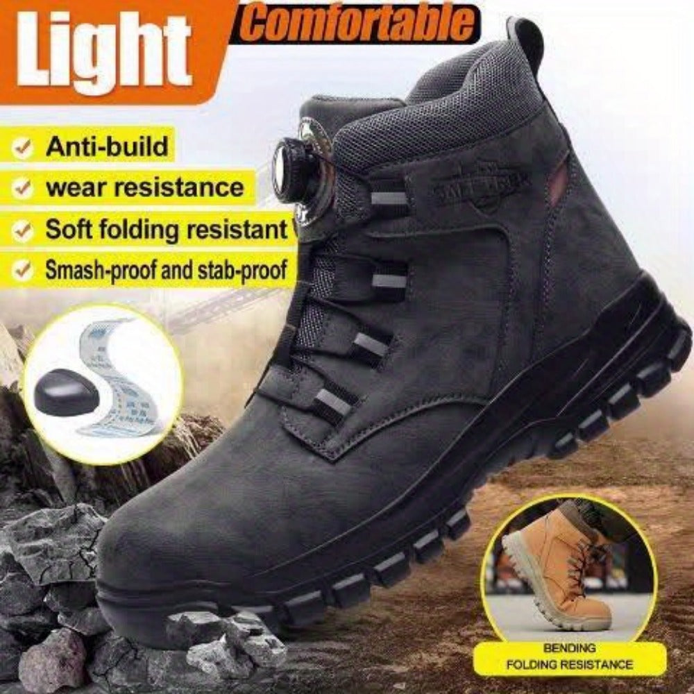 Unisex Work & Safety Shoes - Steel Toe Protection & Puncture Resistant 373093