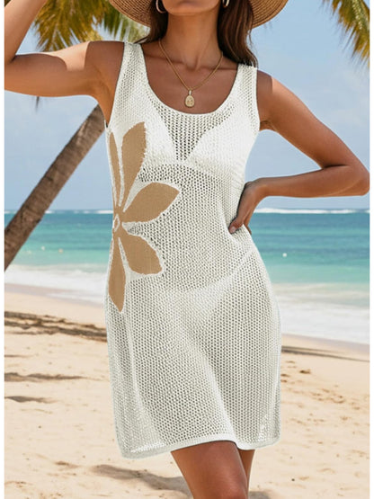 2026 New Beach Skirt Sexy Hollow Jacquard Bikini Swimsuit Hoodie Sunscreen Dress for Women