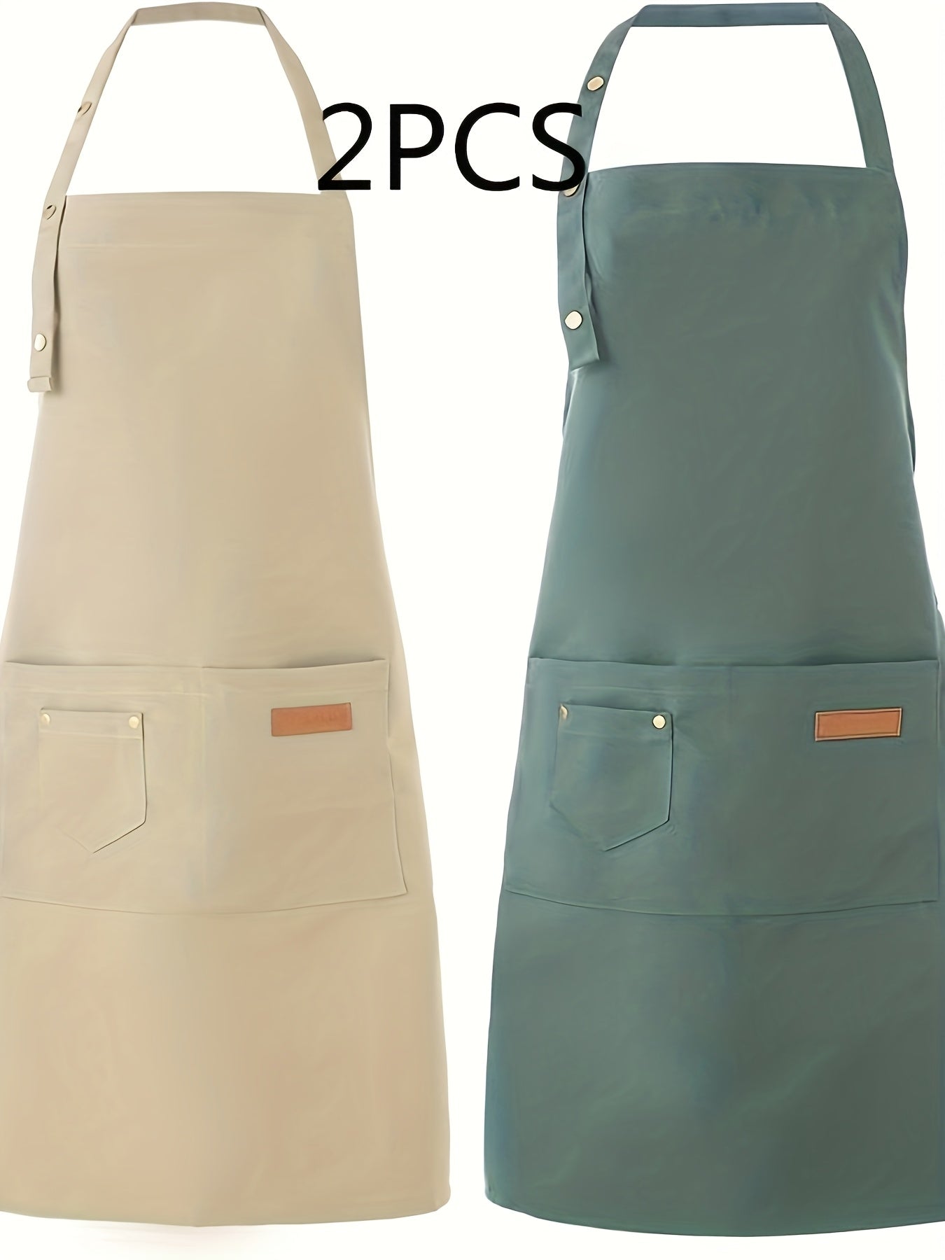 Artist & Chef Apron - Professional Painting, Pottery & Baking Apron with Adjustable Buckle Straps & Utility Pockets, Perfect Valentine's Day & Christmas Gift for Couples