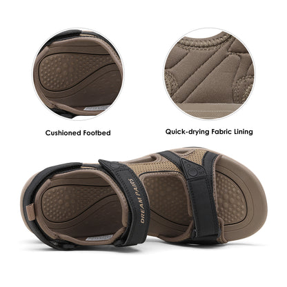 Men's Sandals Hiking Water Beach Sport Outdoor AthleticSupport Summer Sandals Durable and Stylish Fresh and Cool Convenient Design Sport Sandals Outdoor Hiking Sandal Open Toe Walking Sandals for Summer Beach Water Shoes