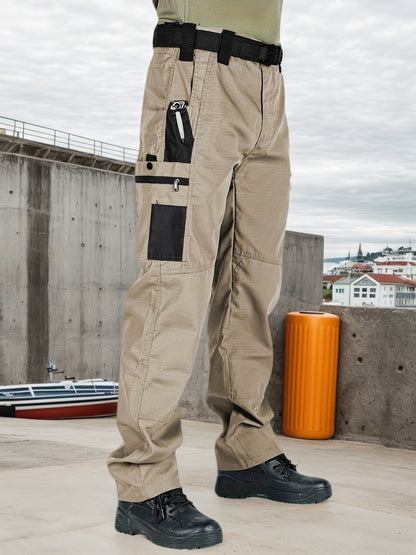 2Pack Men'S Utility Cargo Pants, Lightweight Tactical Workwear, Stretch Ripstop