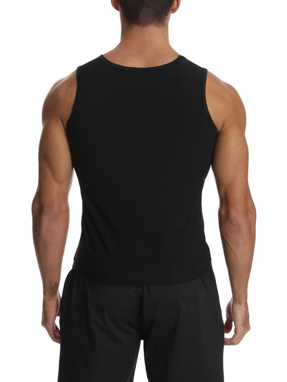 Men's Sauna Waist Trainer Vest - Tummy Control Gym Layer